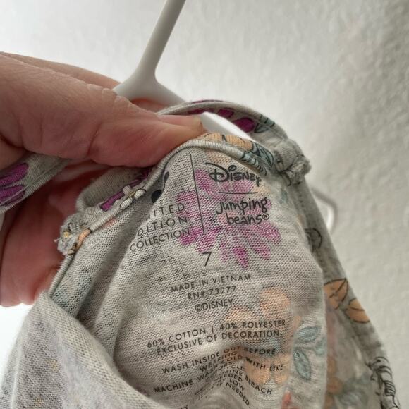 Disney Jumping Beans Princess Floral Maxi Dress with Strappy Back size 7 sundres - Picture 5 of 5